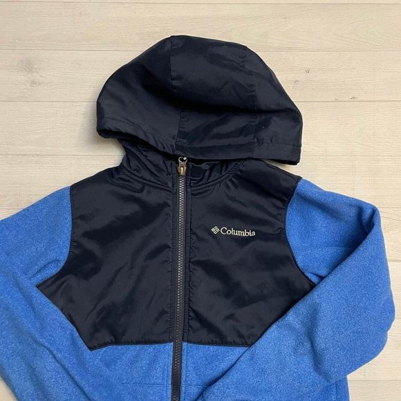 columbia boys fleece‎ jacket medium 10/12 - Picture 3 of 7